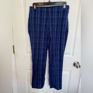 A New Day Blue Plaid Pants